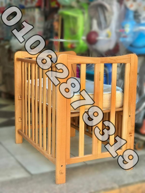 سرير خشب زان مقاس  100سم * 60 سم Image 9 Preview