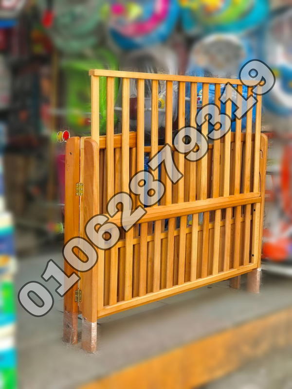 سرير خشب زان مقاس  120 سم  * 70 سم Image 1 Preview