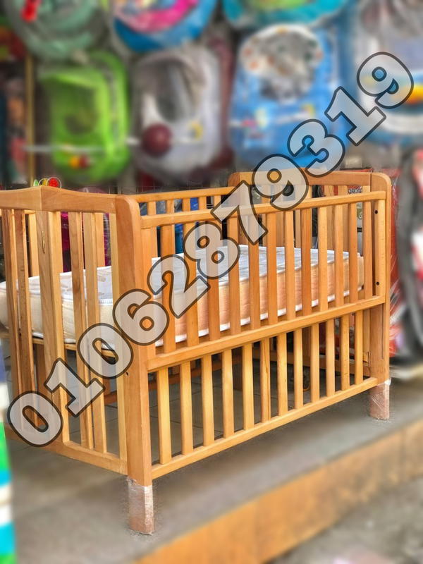 سرير خشب زان مقاس  120 سم  * 70 سم Image 7 Preview