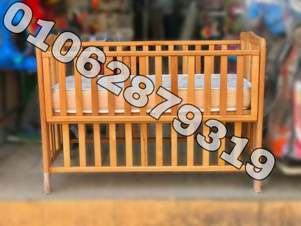سرير خشب زان مقاس  120 سم  * 70 سم Image 8 Preview