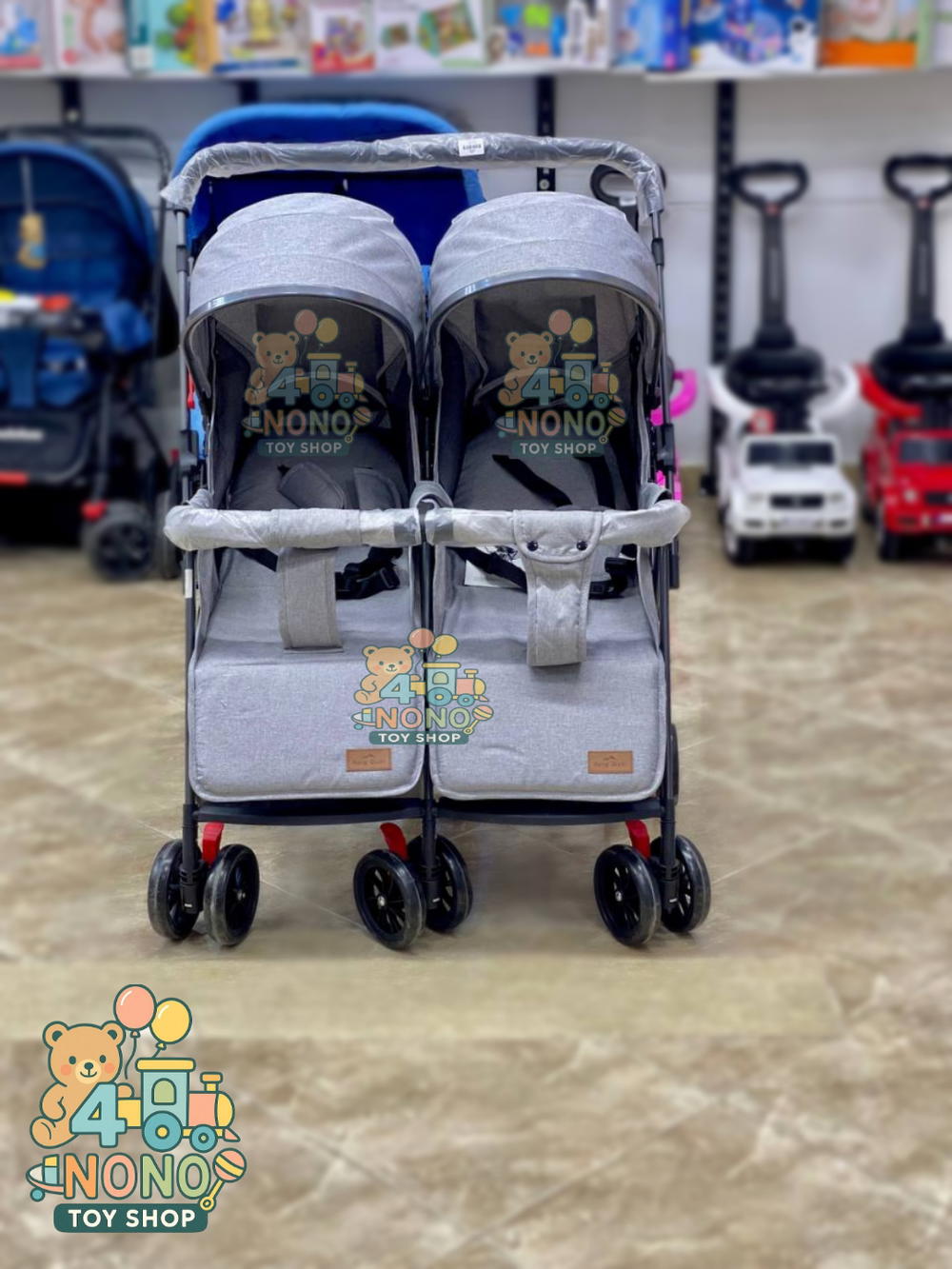 سترولر اطفال توأم جانبي Double Buggy Preview Image