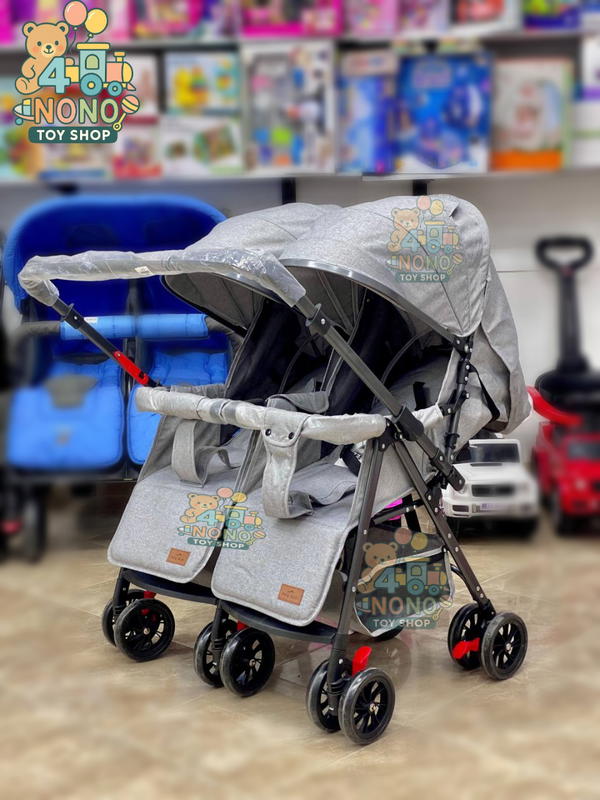 سترولر اطفال توأم جانبي Double Buggy Image 3 Preview