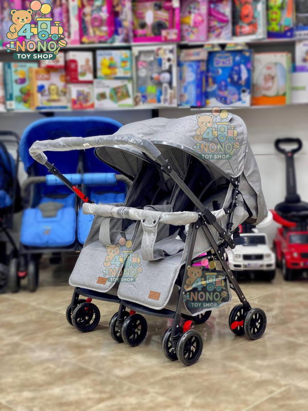 سترولر اطفال توأم جانبي Double Buggy Image 4 Preview