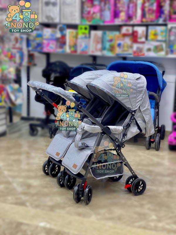 سترولر اطفال توأم جانبي Double Buggy Image 6 Preview