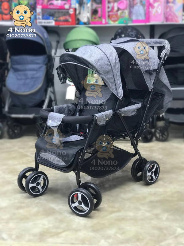 ⭕️ ⁩⁩  سترولر زوجي  خلف بعض ماركة Csstroller Image 7 Preview