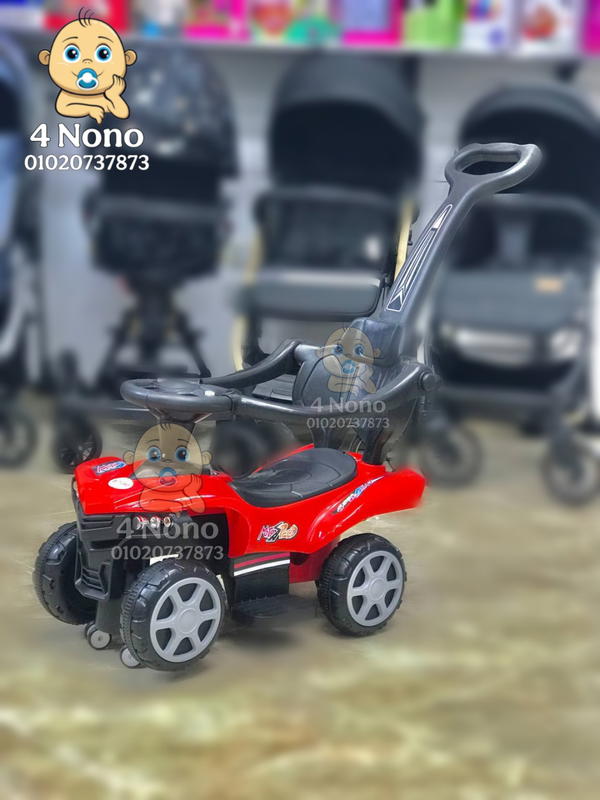 سيارة جيب دفع بدراع  3 في 1 للأطفال بالحجم الكبير مع عجلات دوران كامل 360 درجة  Image 9 Preview