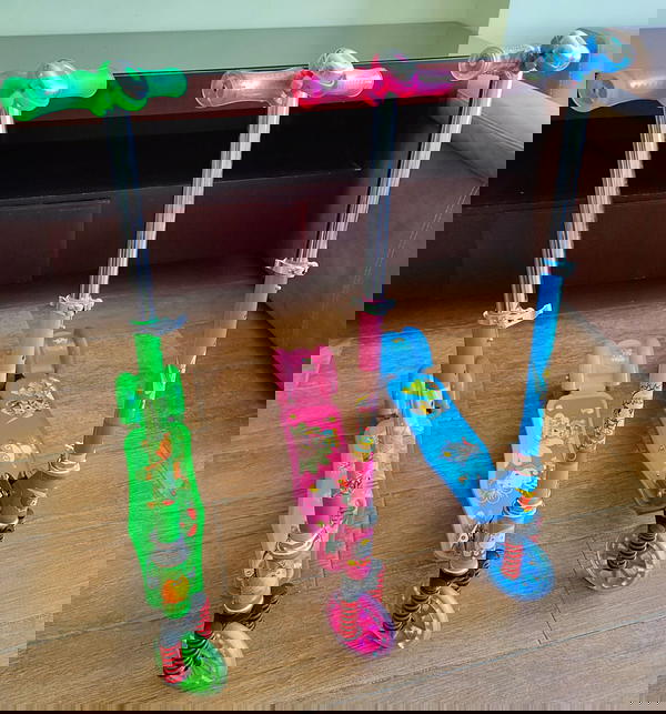 ❤️ سكووتر معدن بالكامل عجل مضئ  Image 4 Preview
