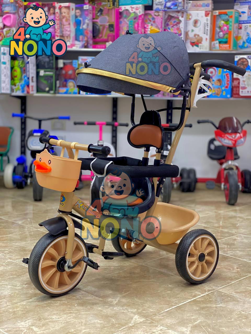 الدراجة ثلاثية العجلات للأطفال سهلة الركوب مع مقبض للتحكم Preview Image