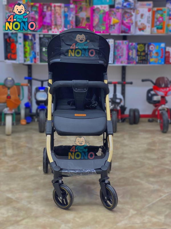 عربة أطفال C9 POPYPAPA سهلة الطي باللون الأسود Image 2 Preview