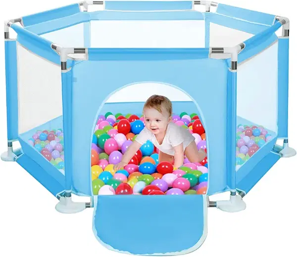 بيت كور للأطفال  علي شكل سداسي مع 30     Size:135X120X66 Image 5 Preview