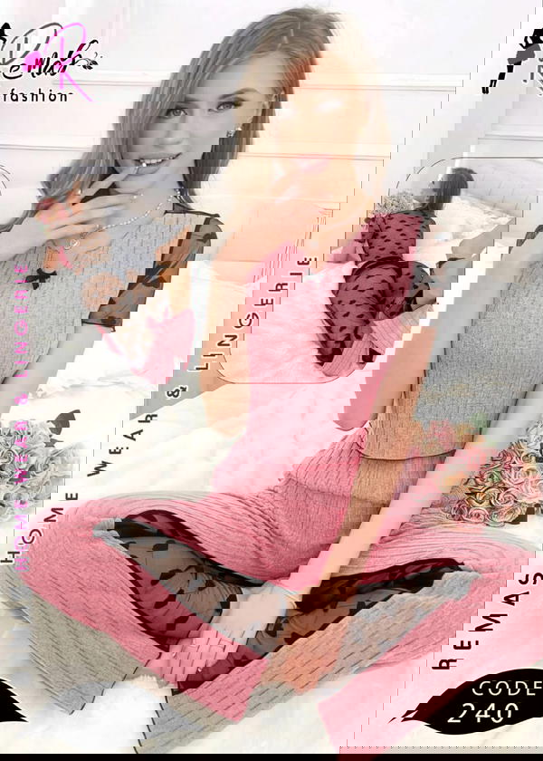 بيجامه ريب مضلع Image 4 Preview