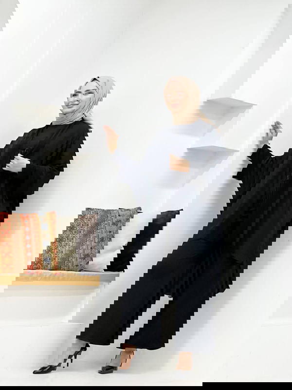 طقم شيفون ثلاث قطع Image 3 Preview
