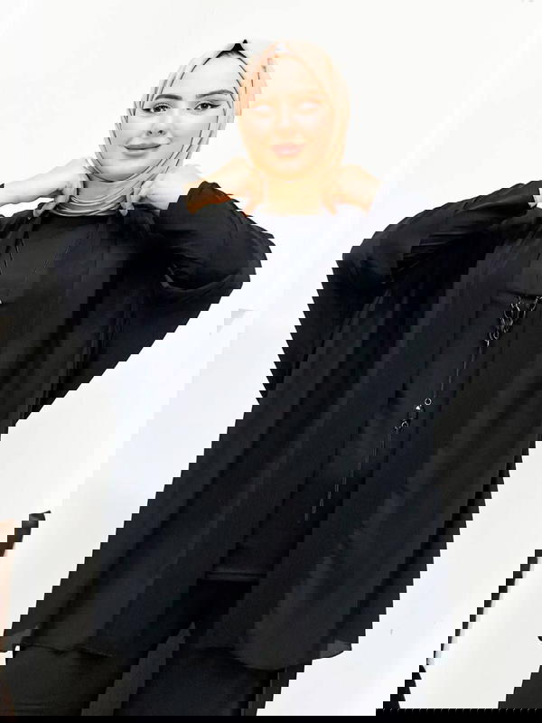 طقم شيفون ثلاث قطع Image 2 Preview