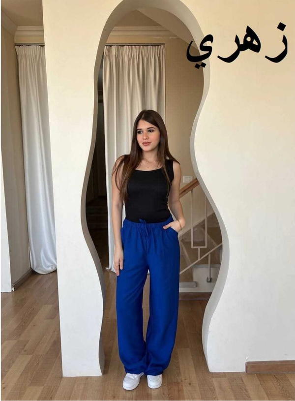 بنطلون الكتان الصيفي جميع الالوان Image 3 Preview