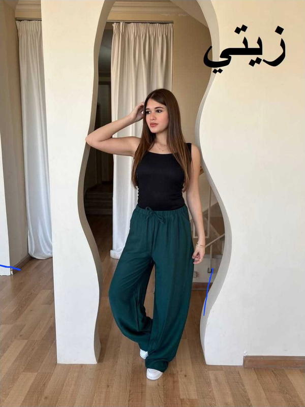 بنطلون الكتان الصيفي جميع الالوان Image 5 Preview