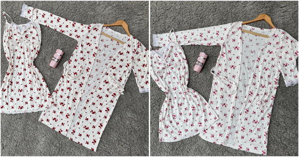 روب قطعتين قميص وروب Image 1 Preview