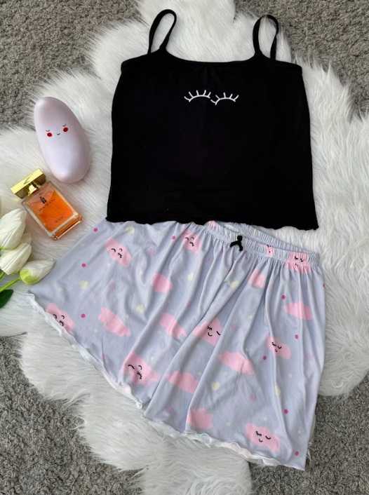 طقم هوت شورت وكت  خامه طريه بنسبة قطن  Image 1 Preview