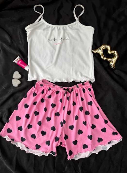 طقم هوت شورت وكت  خامه طريه بنسبة قطن  تلبيس Preview Image