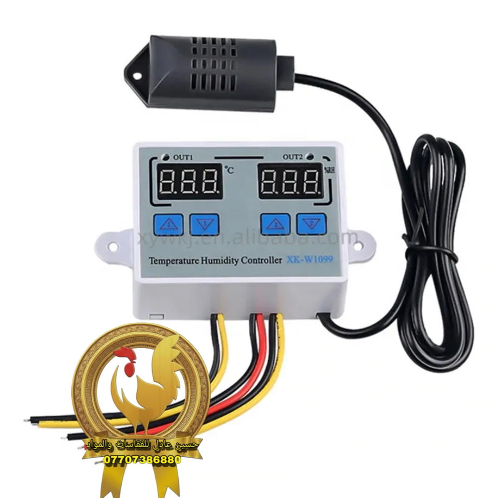 متحكم حرارة+رطوبة موديل XK-W1099 Preview Image