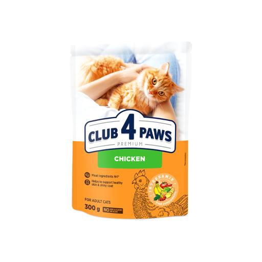 CLUB 4 PAWS PREMIUM for adult cats CHICKEN 300g Preview Image