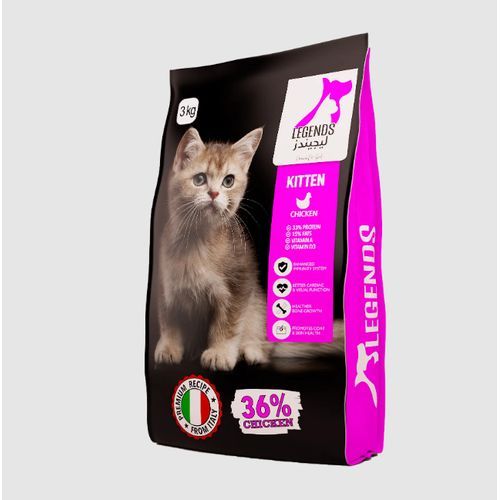 Legends - Kitten Dry Food - Chicken 3kg Preview Image