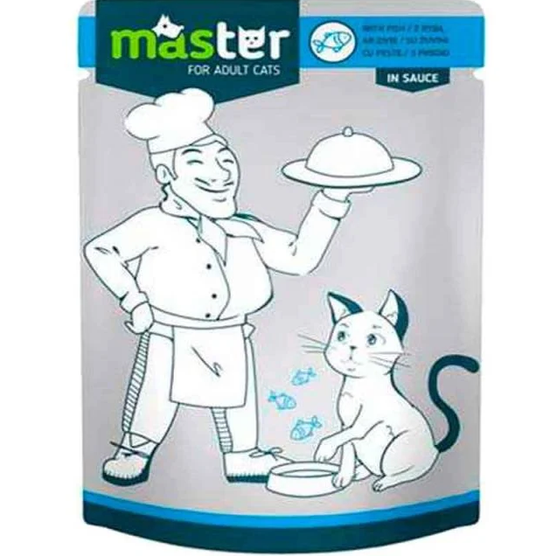 Master Cat Wet Food Adult with Fish in Sauce Pouch80g(909078) Preview Image