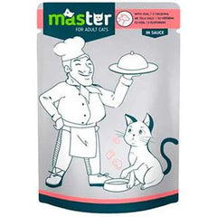 Master Cat Wet Food Adult with Veal in Sauce Pouch 80g(909054) Preview Image