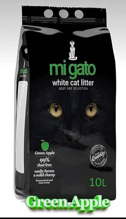 Mi gato cat letters green apple 10L Image 1 Preview