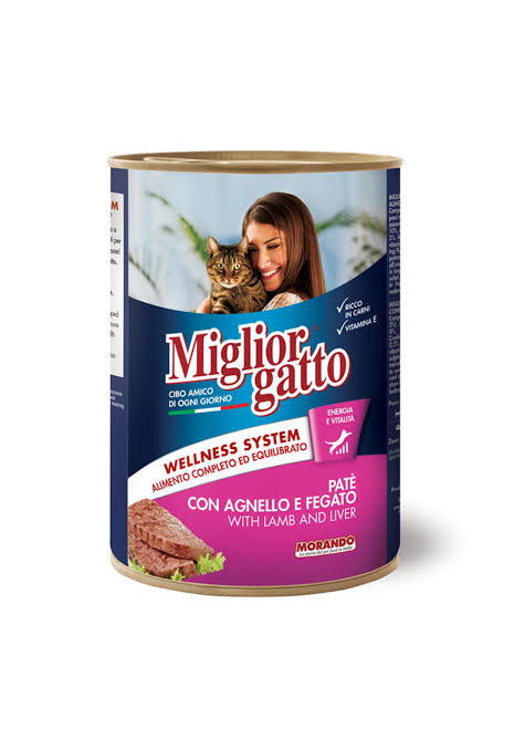 Miglir gatto with adult cat lamb in liver 400gm-(12430) Preview Image