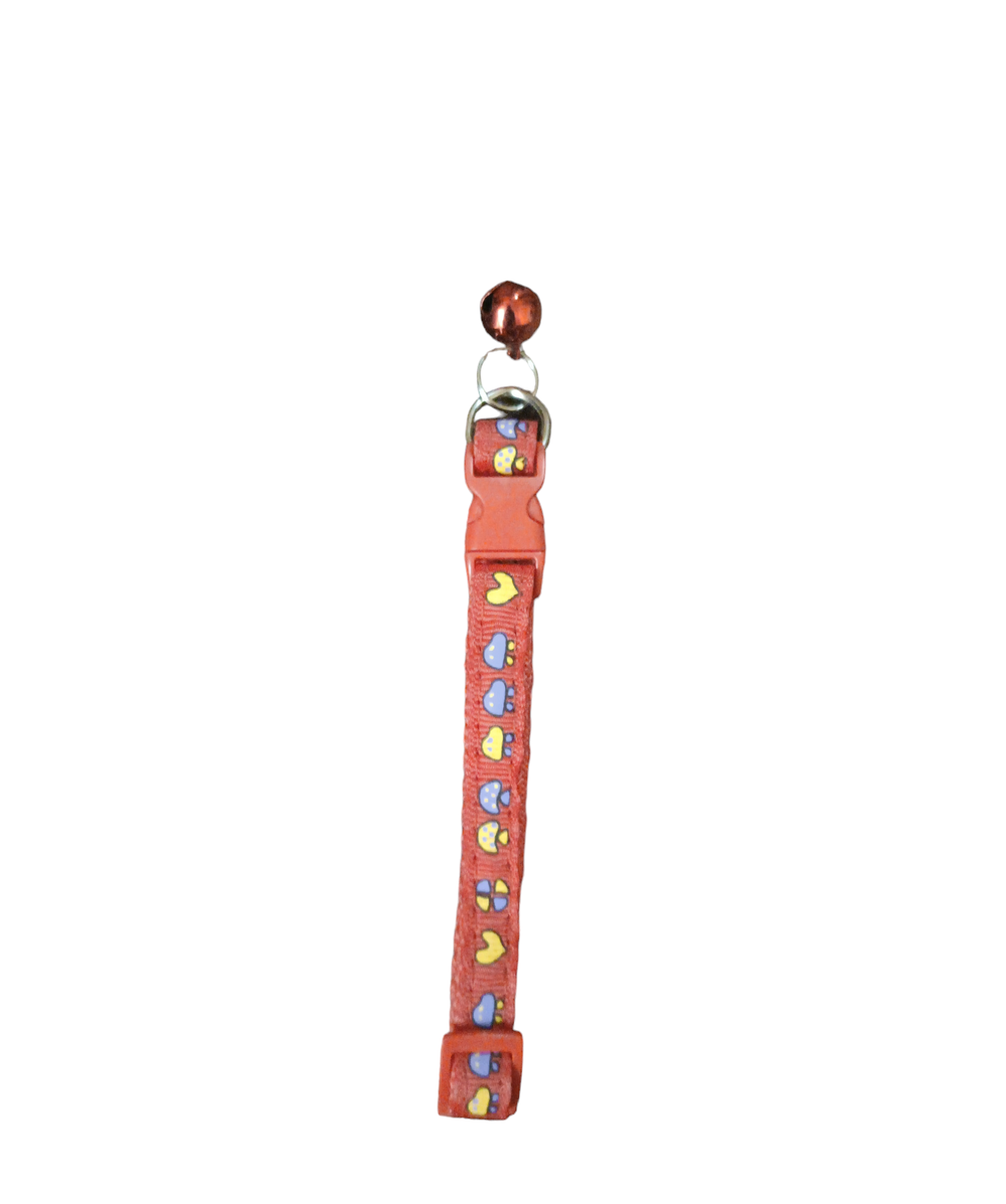Nylon collar for adult cats, red Preview Image