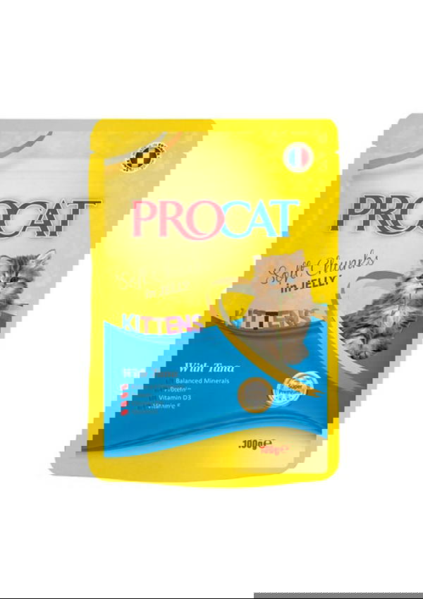 Procat  - kitten Wet Food - Tuna in jelly 100g Image 1 Preview
