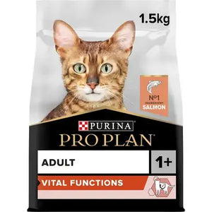 Pro plan adult cat vital functions salmon 1.5kg  Preview Image