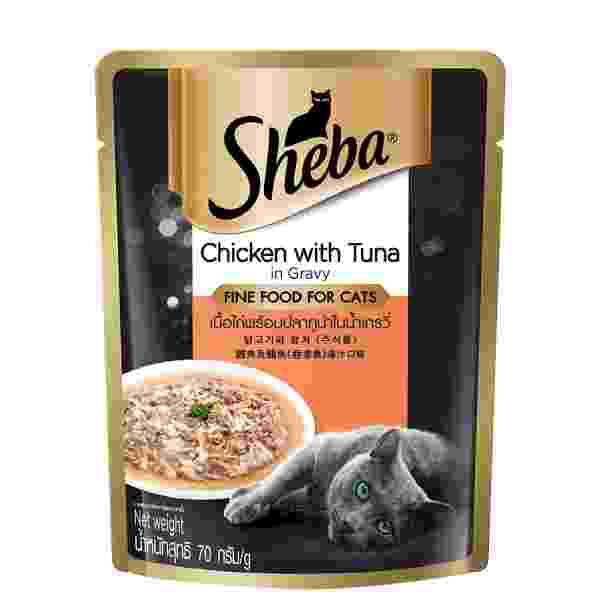 Sheba cat adult chicken with Tuna 70gm Image 1 Preview