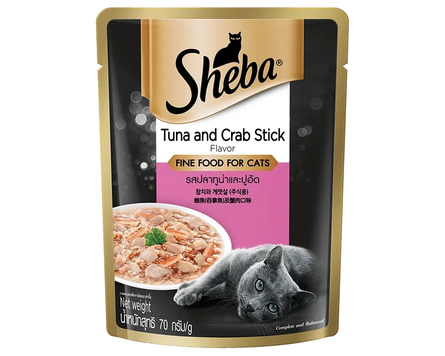 Sheba cat adult Tuna and crab stick70gm Preview Image