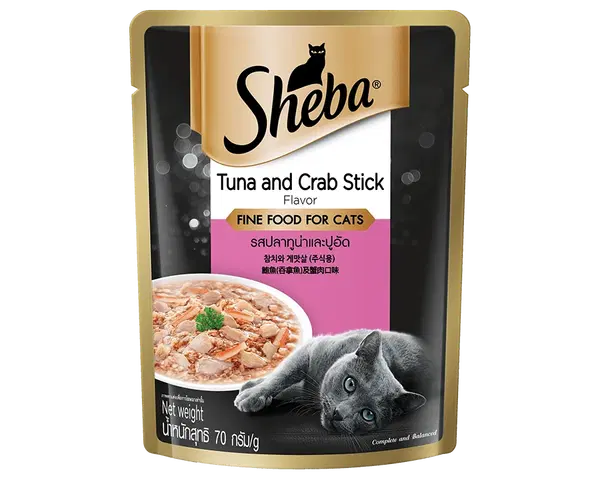 Sheba cat adult Tuna and crab stick70gm Image 1 Preview