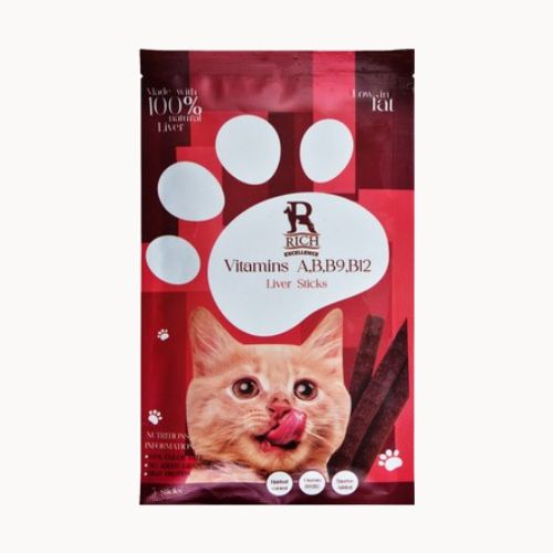 Rich Liver Cat Treats with Vitamins & Taurine 5 pcs Preview Image