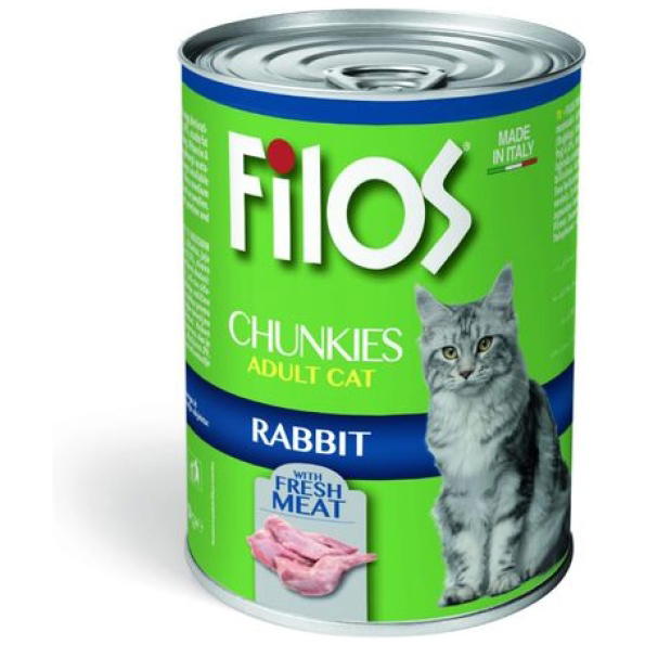 Filos Adult Cat With Rabbit 405gm Preview Image