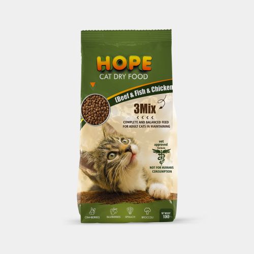 Hope Cat mix Beef&fish&Chicken 10kg Preview Image