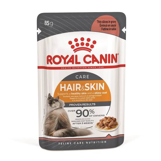 Royal Canin Hair & Skin Care Gravy Cat Food Pouch 85g‏ Image 1 Preview