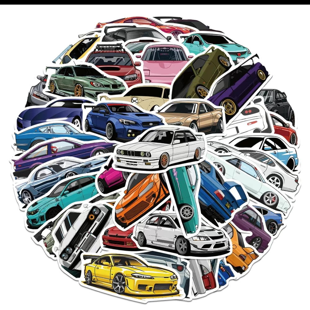 50 ستيكر  سيارات قابل للصق  Preview Image