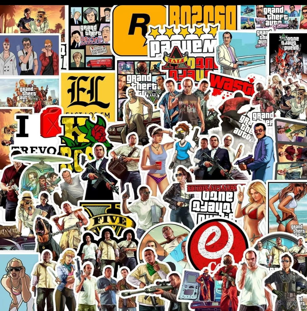 50 ستيكر GTA قابل للصق  Preview Image