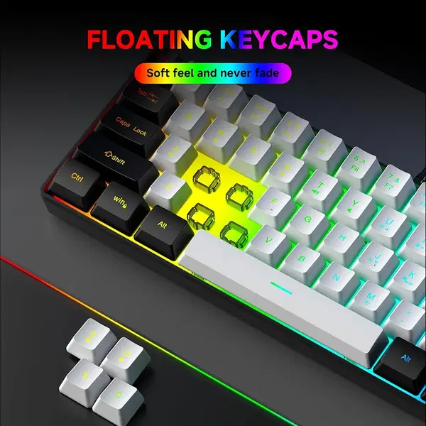 ZIFRI G61 60% RGB Gaming Keyboard Image 4 Preview