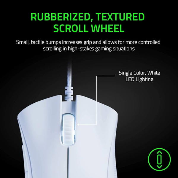 Razer DeathAdder Essential باللون الأبيض Image 3 Preview