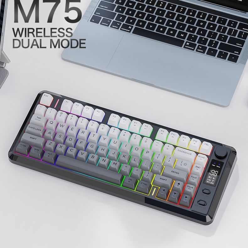 كيبورد M75 مع شاشه Preview Image