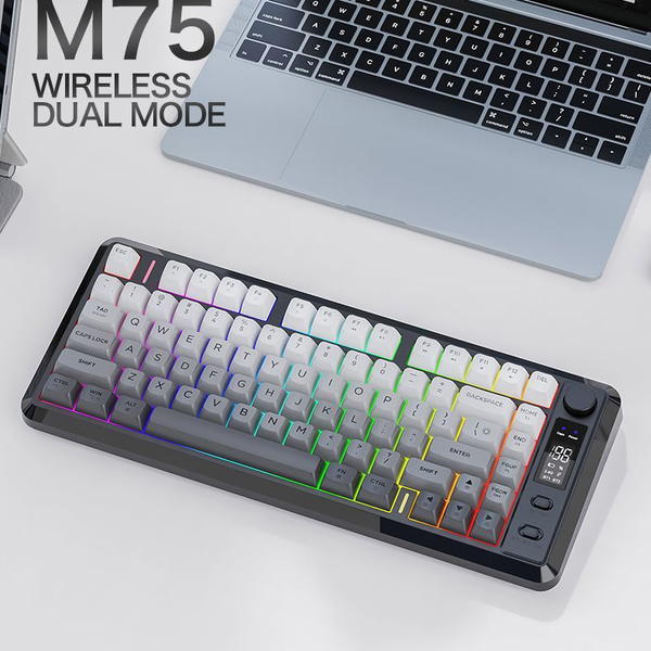 كيبورد M75 مع شاشه Image 1 Preview