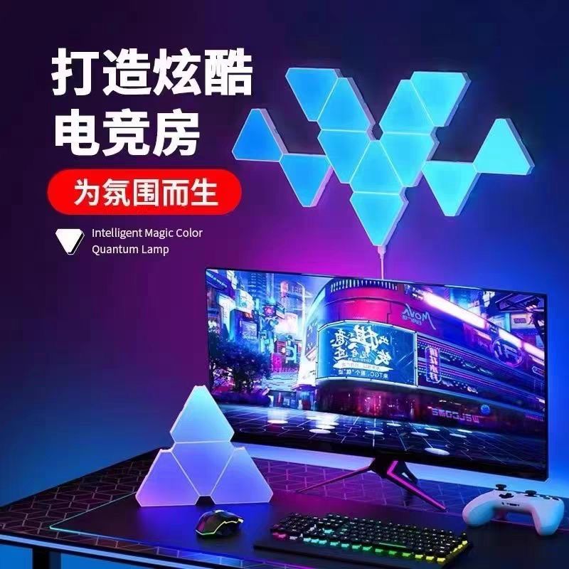 نيون مثلثات 6 قطع  Preview Image