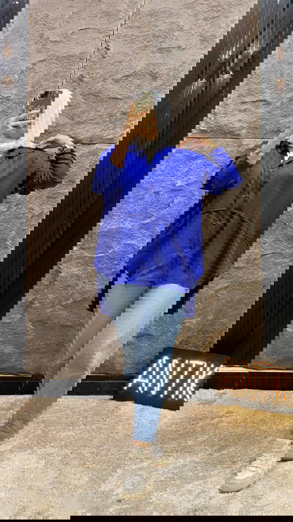 شميز كتان قصات Image 1 Preview