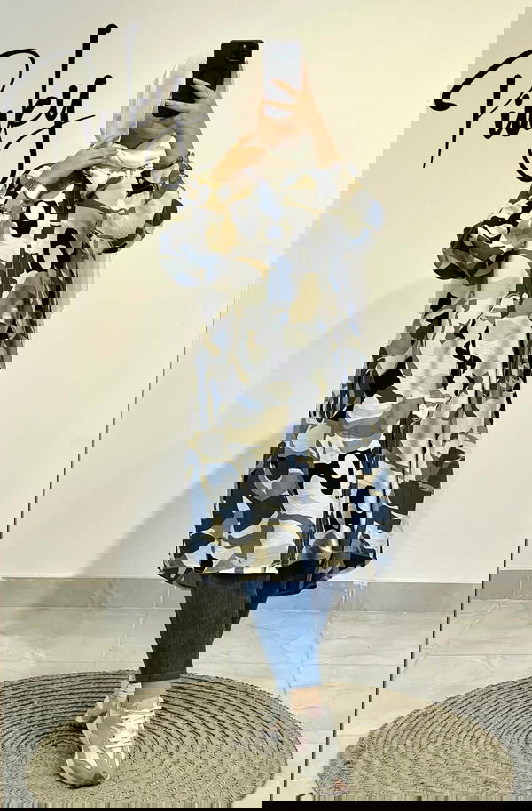شميز مشجر طويل   Image 5 Preview
