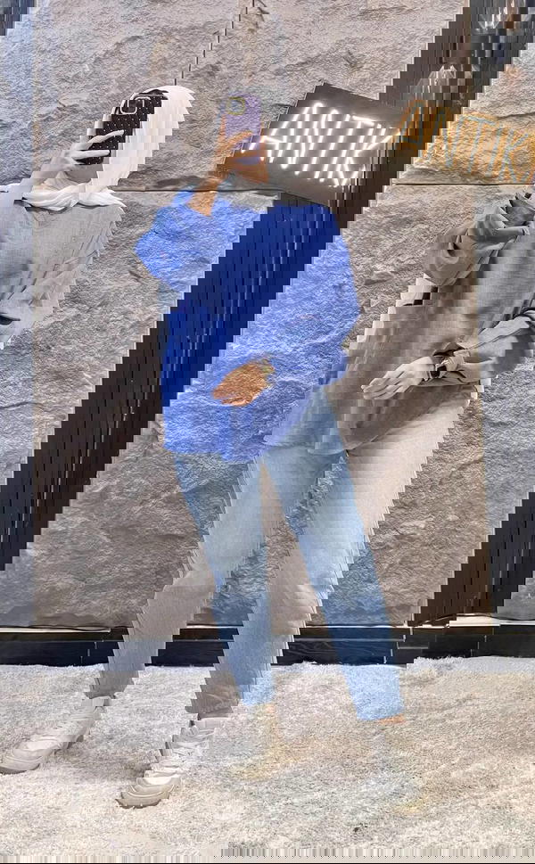 سويتشيرت كتان Image 5 Preview