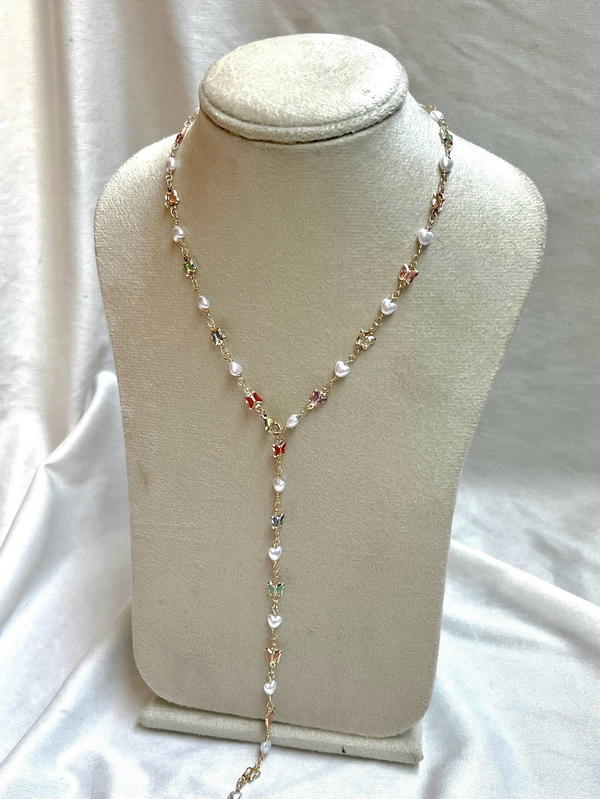 butterfly drop necklace  Image 1 Preview
